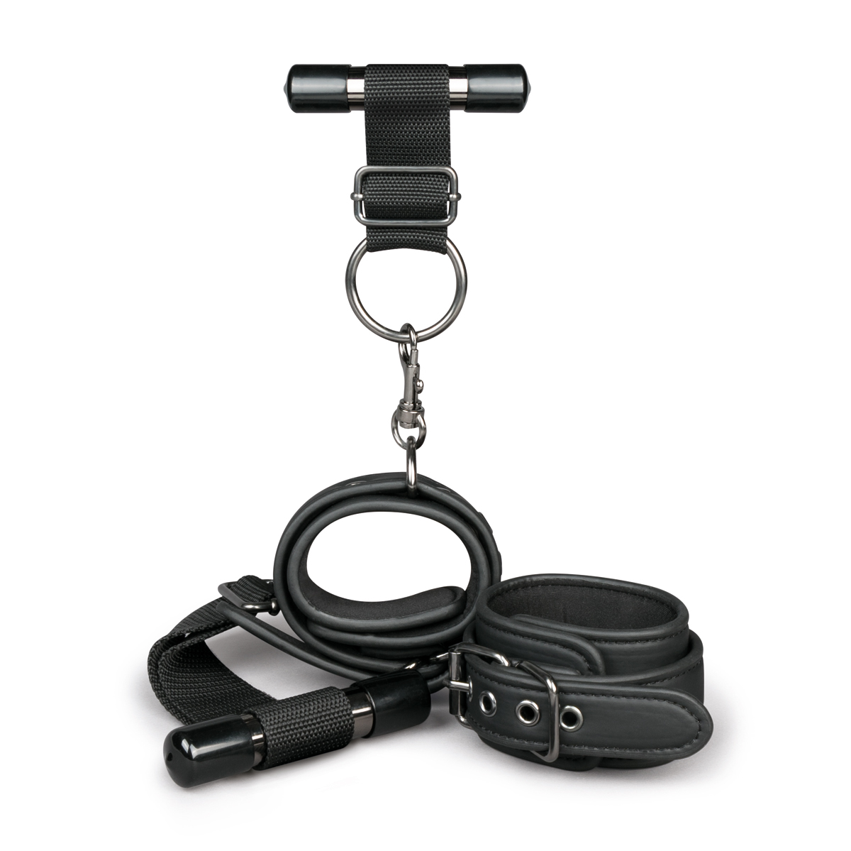 Kit Erotico per Giochi di Coppia Bondage Sexy sadomaso frusta Manette e  morsetti